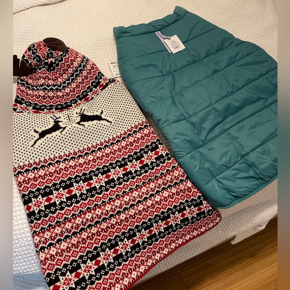 *BUNDLE OF 2* dog sweater / jacket - XL